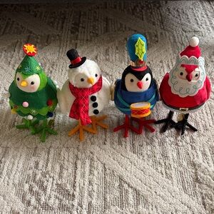 2021 Target Festive Holiday Bird Toy Set